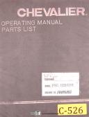 Chevalier-Chevalier FSG-618M, FA Mill Operations Parts and Schematics Manual-FSG-618M-03